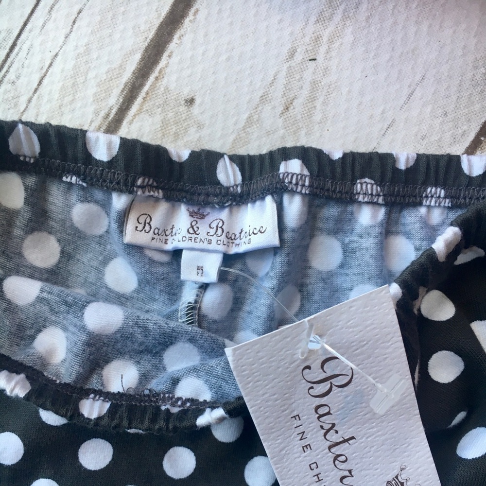 Capri Leggings Ruffle Hem 5 Baxter & Beatrice Dot - Picture 5 of 5